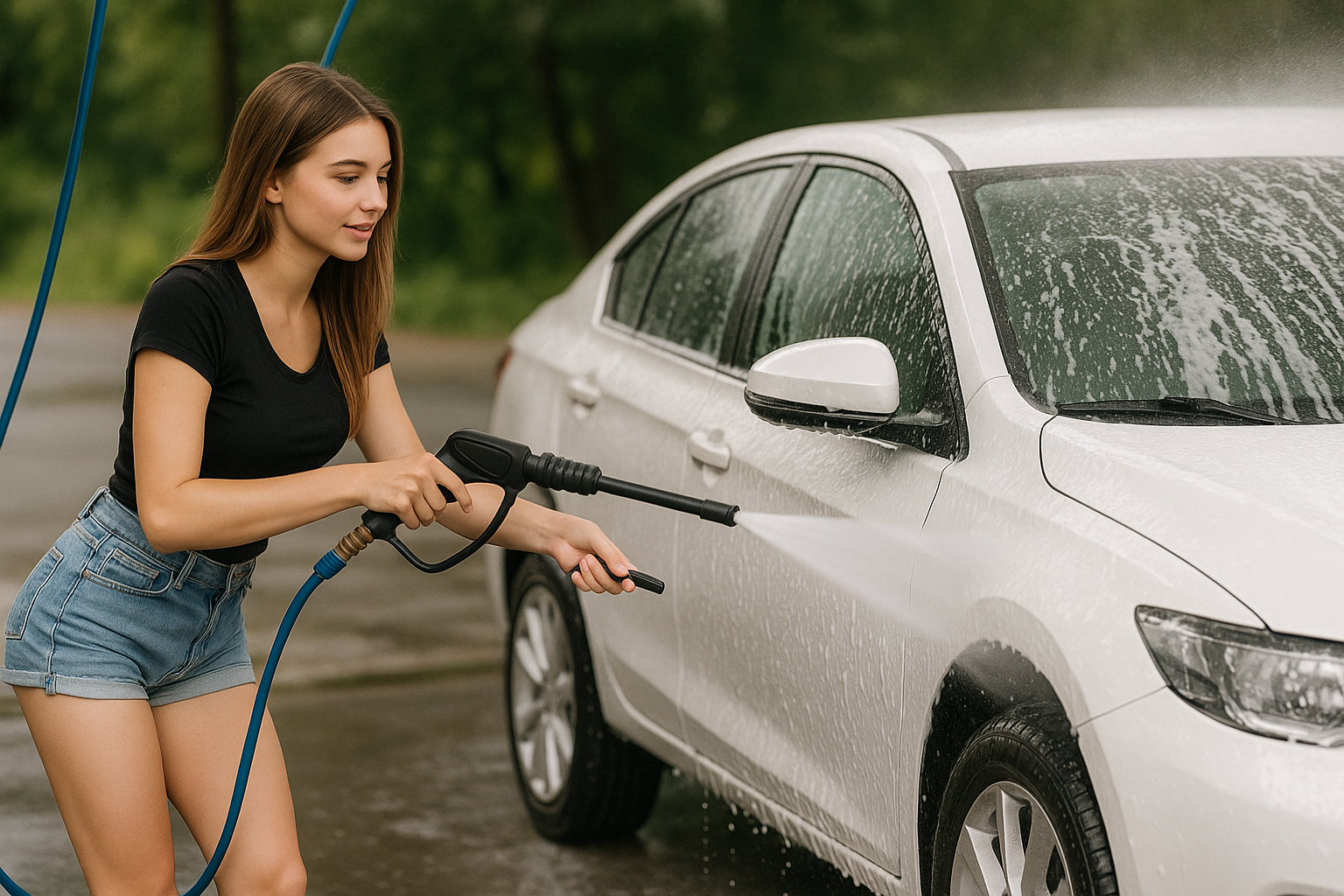 Автошамуни для безконтактной мойки автомобиля.