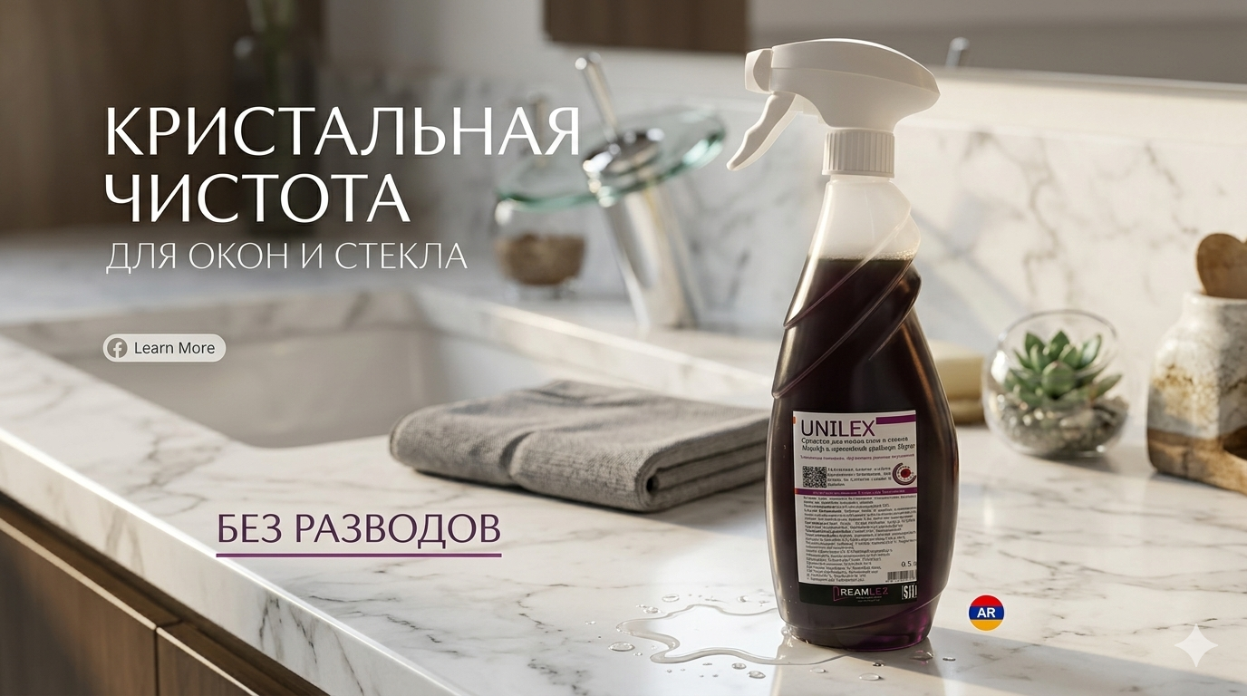 Жидкость для очистки окон и зеркал 500мл